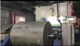 Automatic Roll to Roll Laminating Machine in factory of customer1